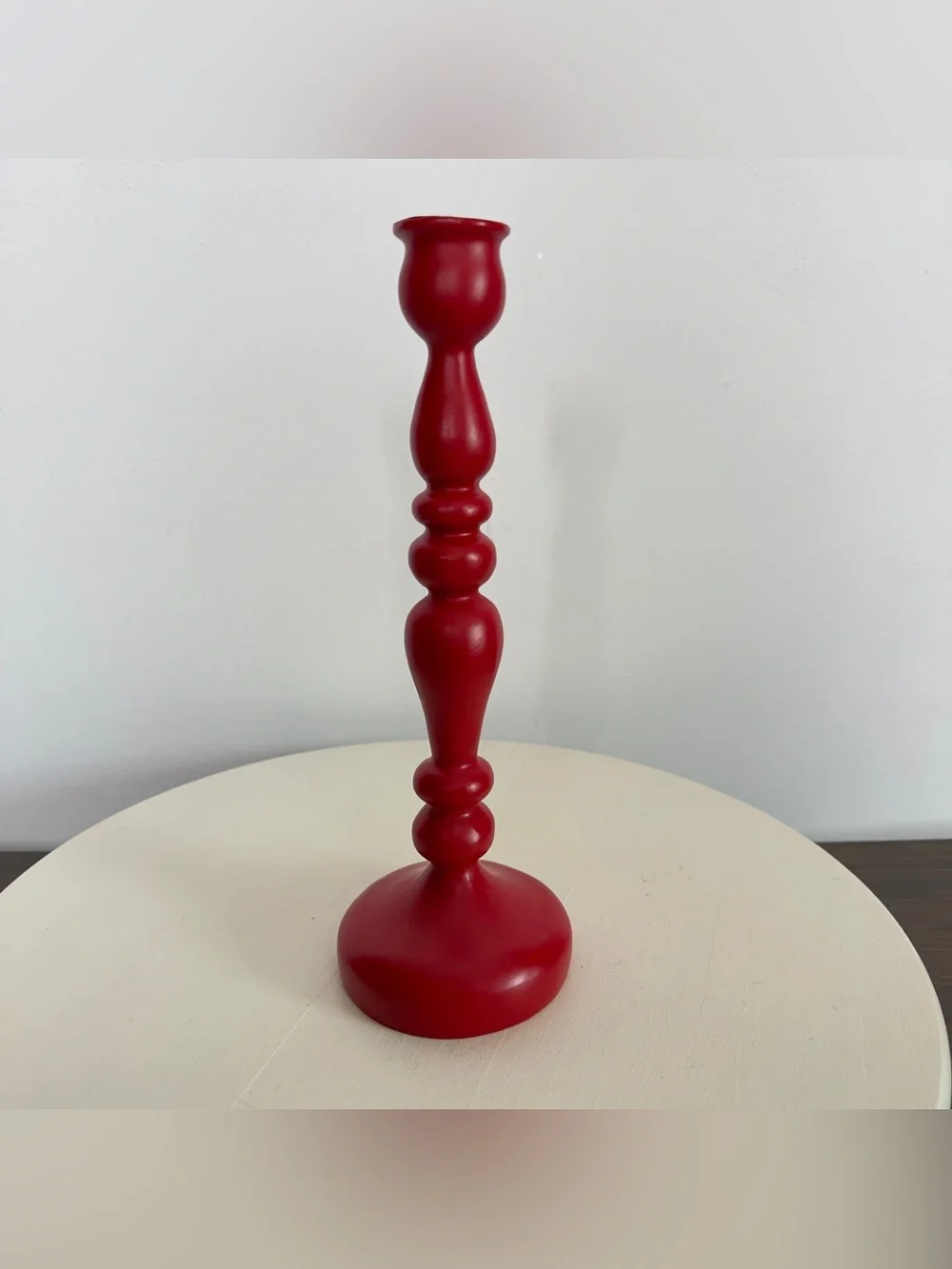 Solid Wood Candlestick Taper Holder